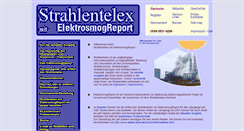 Desktop Screenshot of elektrosmogreport.de